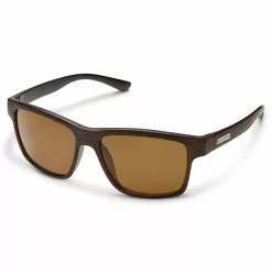 Suncloud Polarized Optics Suncloud Polarized A-Team Sunglasses 9 Suncloud Polarized Optics Suncloud Polarized A-Team Sunglasses -Apparel Shop suncloud polarized a team sunglasses burnished brown frame polarized brown lens
