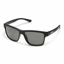 Suncloud Polarized Optics Suncloud Polarized A-Team Sunglasses 10 Suncloud Polarized Optics Suncloud Polarized A-Team Sunglasses -Apparel Shop suncloud polarized a team sunglasses matte black frame polarized gray green lens